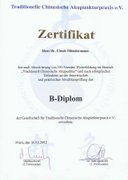 Akupunktur - B-Diplom